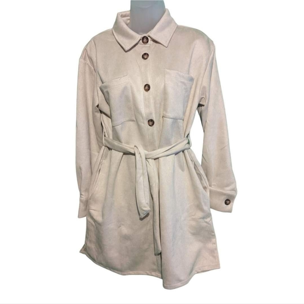 Jacket dress- stone color